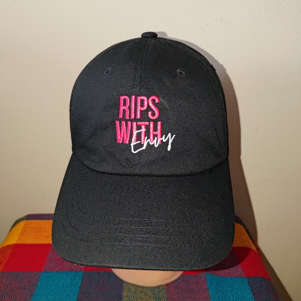 RIPS WITH Envy Embroidered Logo Snapback Cap Hat OSFA